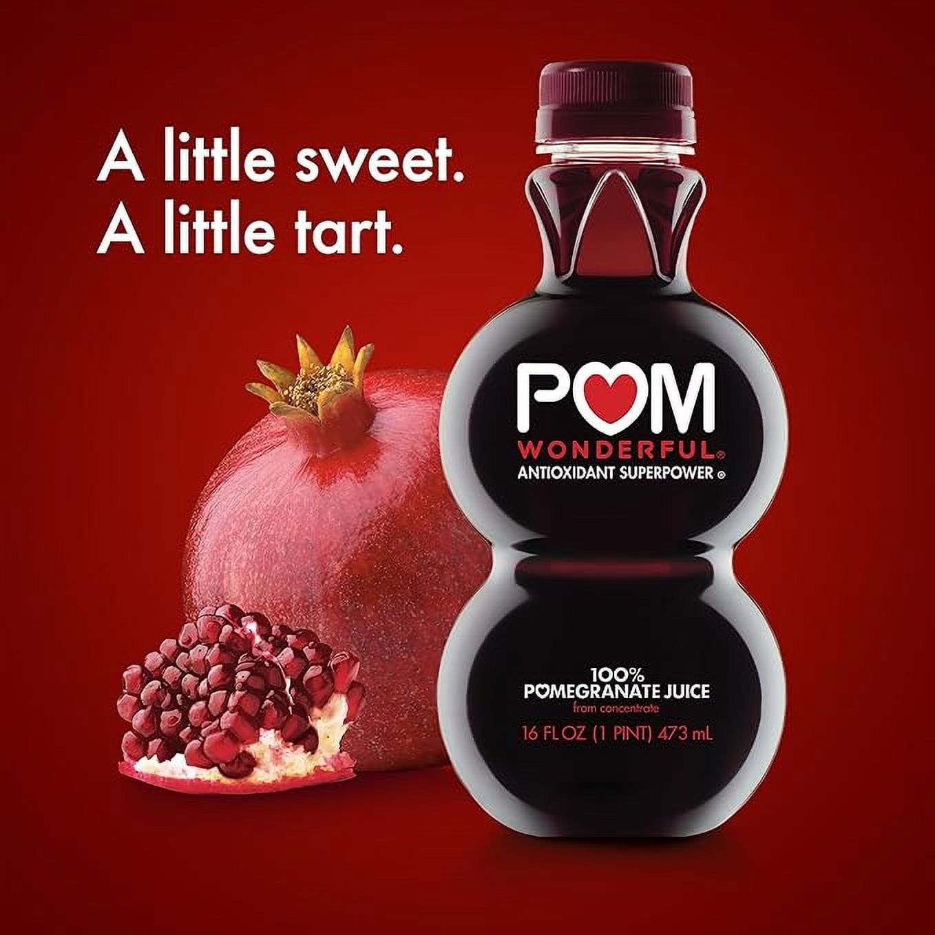 POM Wonderful Antioxidant Superpower 100% Pomegranate Juice, 16 fl oz
