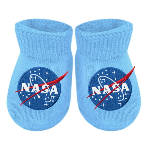 Creative Knitwear Infant Bootie Sock with NASA Embroidery