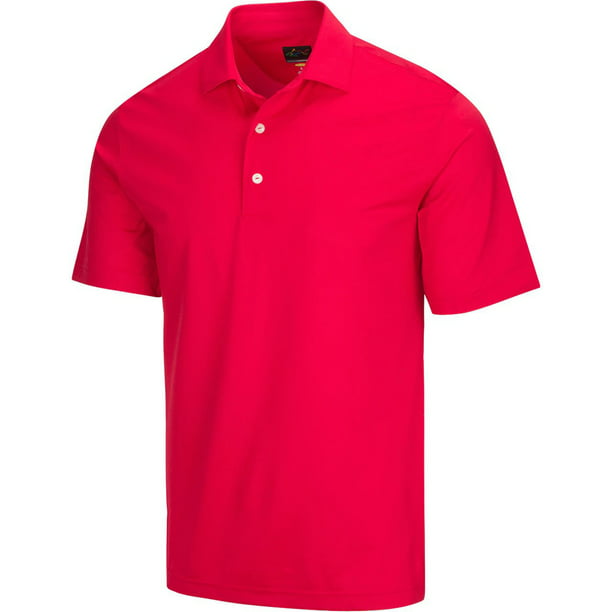 Greg Norman Freedom Micro Pique - British Red - -