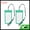 Light Green, variant on Unique Bargains 2 Pcs Mobile Bag Waterproof Case Compatible for Phone 4.53x8.27 Black
