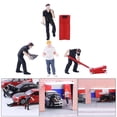 thumbnail image 4 of de Diorama 1:64, gente, trabajador de resina, , tren, parque, escenario para Siku, accesorios de decoración del hogar, sunistros , Negro Baoblaze Figura de la gente de diorama, 4 of 8