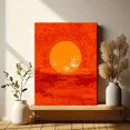 thumbnail image 6 of Clear Water Swimming Cow Canvas Print Home Study Kitchen Wall Art, 6 of 8