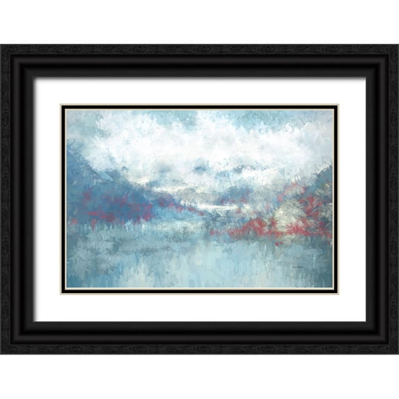 Murdock, Ramona 18x13 Black Ornate Wood Framed with Double Matting Museum Art Print Titled - Glacier III
