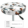 thumbnail image 4 of Fotbe Cool Chicken Stool Covers Round,Waterproof Round Bar Stool Covers Bar Chair Covers Washable Stool Cushion Slipcover for 12-14 Inch Chair-12 inch, 4 of 7