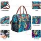 thumbnail image 4 of Bolsas de almuerzo ZHAOCHENG para mujeres térmica resistente al agua estampado de elefante, 4 of 5