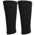 1 Pair Soccer Shin Guard Socks Double Layer Shin Pad Sleeves for