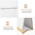 thumbnail image 4 of Blank Desk Calendar 1 Set Office Table Planner Monthly Planner DIY Calendar, 4 of 6