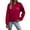 Z001-Red, variant on Valentine's Day Women's Sweatshirts Cute Candy Couple Love Heart Round Neck Long Sleeve Shirts Holiday Casual Trendy Loose Fit Tops