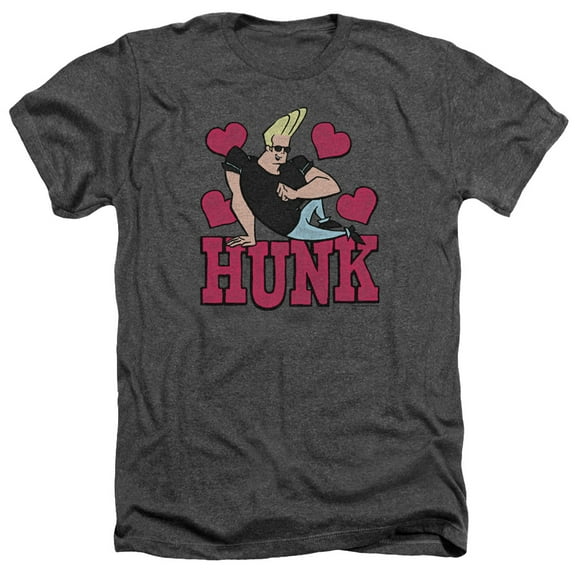 Johnny Bravo - Hunk - Heather Short Sleeve Shirt - XX-Large