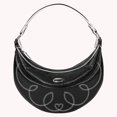 thumbnail image 3 of Y2K Bolso Media Dulce Y Fresco para Mujer Bolso Hombro Bordado A La Bolso para Las Axilas (negro) 3480, 3 of 9