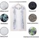 thumbnail image 4 of 6 Pack Moth Proof Clothes Covers with Zipper for Wardrobe Storage - 60 x 100cm (White Zipper), 4 of 4