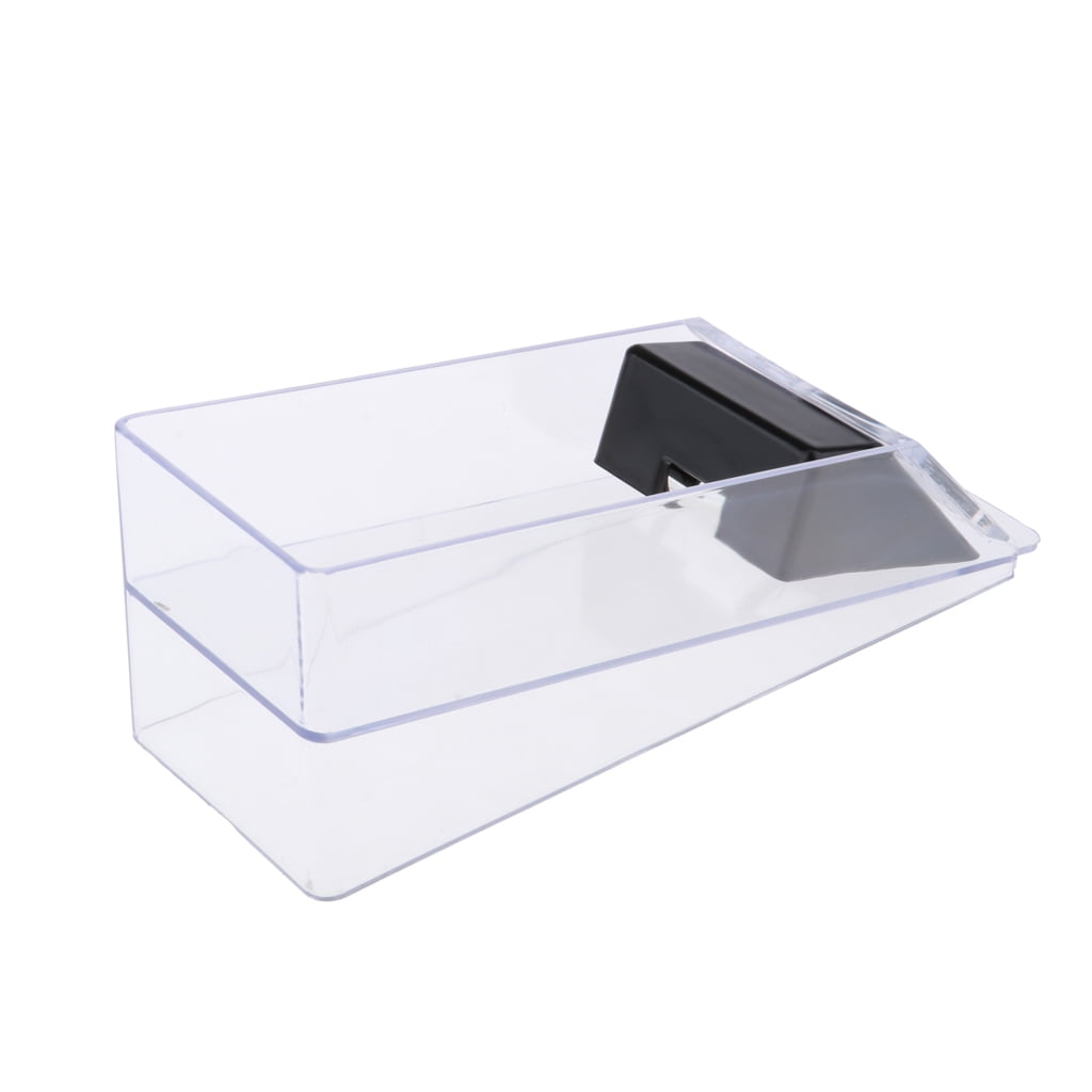 LeeQinersw 6Deck Playing Card Shoe Slider Or Dealer Game Table Casino Accessories Clear