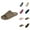 Brown, variant on Cozy Fuzzy Slippers for Women Non Slip Winter Home Slides Foreign Trade Corduroy One Word Opening Open Toe Slippers Adult Men And Women Couple Indoor Slippers