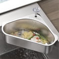 thumbnail image 1 of Panier de Rangement pour Évier de Cuisine en Acier Inoxydable, Étagère pour Évier, Panier de Rangement pour Évier, 1 of 7