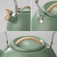 thumbnail image 2 of 1pc Stainless Steel Whistling Teapot & Coffee Pot, No Electricity Needed, 220W, Ideal for Kitchen, Office, Living Room, Afternoon Tea, and Coffee Brewing, 2 of 7