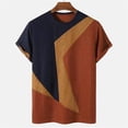 thumbnail image 4 of Sngxgn Men's Shirts Short Sleeve Casual Basic Summer Solid T Shirts(Red,XXXXL), 4 of 4