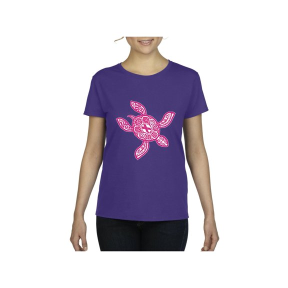 Women's T-Shirt Short Sleeve - Sea Turtle Hawaii