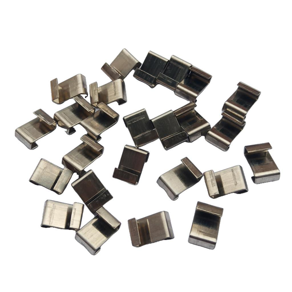 100 'W' & 100 'Z' Clips Greenhouse glazing clips for 4mm sheets 