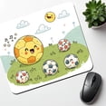 thumbnail image 6 of Kawaii Soccer Balls Mouse Pad Low Profile Gaming Mat, 6 of 7