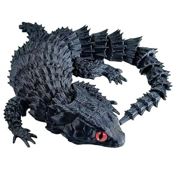1pc Crawling Lizard Model 3D Printing Chameleon Ornament With Gradient Color Stylish Decor For Home, Desk Display Shelves