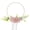 Daisypink, variante sur Neinkie Bougeoir Cerceau Couronne Centres de Table Floraux pour Table de Cœur, Table de Tête, Fleurs Artificielles de Réception de Cérémonie Décorations de Mariage