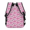 thumbnail image 4 of Easygdp Cute Watermelon Flamingo Mochila Ergonómica Versátil para Laptop - Múltiples Bolsillos, Correas Ajustables, Unisex para Escuela, Viajes y Actividades al Aire Libre-One Size, 4 of 5