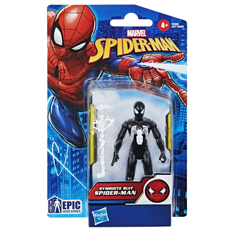Marvel Spider-Man Epic Hero Series Symbiote Suit Spider-Man Action