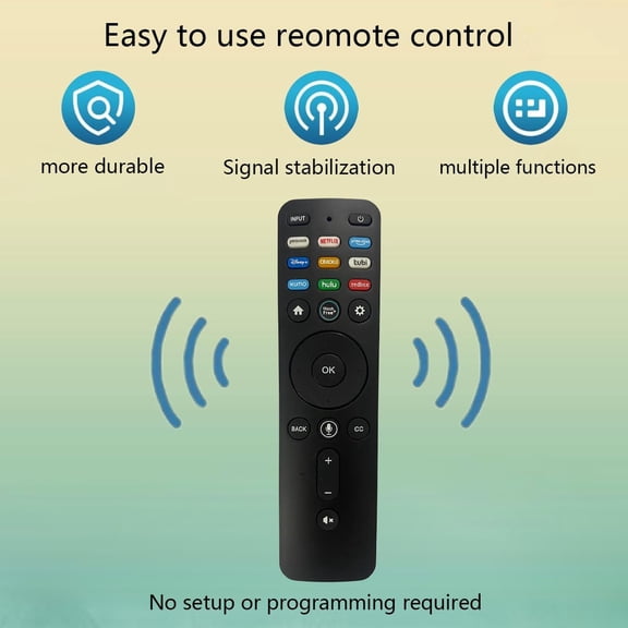 PYYAN-Voice Remote Control Replacement for vizio Smart TV VHD24M-0810 VHD32M-0807 VHD32M0807 V4K55M-0801 V4K65M-0804 V4K75M-0804 V4K86C-0804 VFD32M-0807 VFD40M-0810 VFD43M-0804