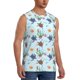 thumbnail image 2 of Fotbe Turtle Men's Camiseta sin Mangas Estampada para Hombres, Playera Casual para Gimnasio, Entrenamiento, Playa-Large, 2 of 7