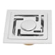 thumbnail image 2 of Desagüe de piso cuadrado de acero inoxidable de gran capacidad para cocina, baño y garaje con control de olores para sótanos y balcones, 2 of 8