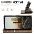 thumbnail image 6 of AutSpace For iPhone 17 [Compatible With MagSafe] 2-in-1 Detachable Wallet Case Magnetic Flip Cover Multi-Card Slots Pocket PU Leather Flip Shockproof Phone Case,Brown,For iPhone 17, 6 of 7