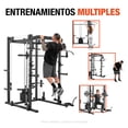 thumbnail image 4 of Jaula Multifuncional Para Ejercicio Con Polea Negro, 4 of 10