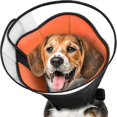 thumbnail image 1 of Dog Cone Collar: Adjustable Dog Elizabethan Cones For Large Pets - Soft Recovery Supplies To Prevent Licking And Biting - Lightweight Surgery Collar, 1 of 3
