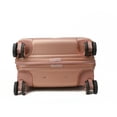 thumbnail image 5 of MKF Collection Tulum Carry-On Luggage Hardside, Luxurious Travel Suitcase by Mia K - Silver, 5 of 12