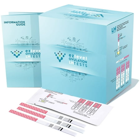 EZ Level 50 Ovulation Test Strips LH Surge Predictor Kit (50 (Best Ovulation Strips Amazon)