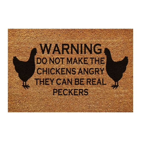 Door Mats Indoor Doormats Rugs for Living Room Funny Cute Chicken Mat Decorate Door Mat Welcome Mat Doormats for Outdoor Entrance Home Warehouse Sale Clearance 16x24IN
