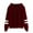 Red, variant on Fall Clothes For Women Women's fashion casual loose long sleeve solid color hooded sweatshirt blouse Red