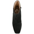 thumbnail image 5 of Journee Womens Sloann Inside Zip Stacked Heel Booties, 5 of 10
