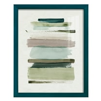 Grass Stains I - Framed Print w/glass - Ocean Blue
