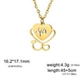 thumbnail image 7 of EUEAVAN Gold Doctor Electrocardiogram Stethoscope Pendant Necklace Stainless Steel Jewelry, 7 of 7