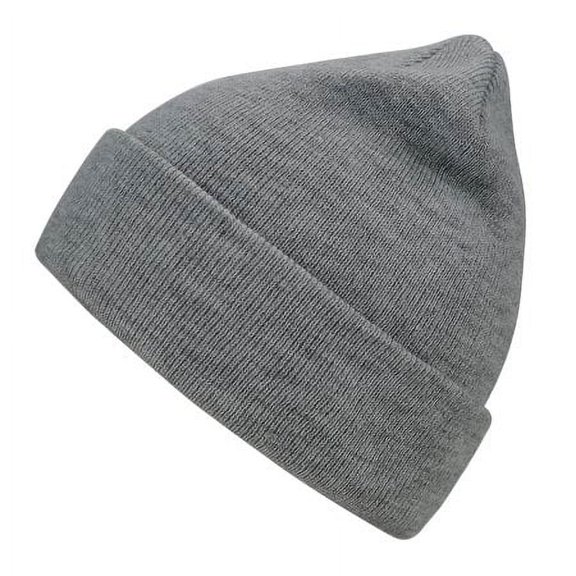 Viworld Winter Beanie Hats for Men Women Warm Cozy Knitted Cuffed Skull Cap Dark Gray