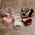 thumbnail image 4 of Baby Girl Toddler Shoes Monochrome Lace Stylish Anti Skid Soft Sole Sandals, 4 of 10