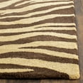thumbnail image 6 of SAFAVIEH Bergama Lily Animal Print Wool Area Rug, Beige/Brown, 4' x 6', 6 of 9