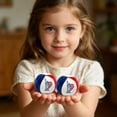 thumbnail image 6 of erdimoy 4th of July Patriotic Plush Balls, 2.36" Soft Red White Blue Embroidered Toys (4 Styles), 6 of 6