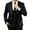 Blue, variant on Men's Formal Tailored Jacket with Sequinned Winged Design for Stage Performance and Party Events Blue L