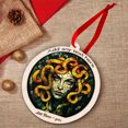 thumbnail image 5 of Medusa Stained Glass Suncatcher Ornament – Holiday Ornament with Text for Loved Ones, Family & Friends, Christmas 2025 Decoration, 5 of 6