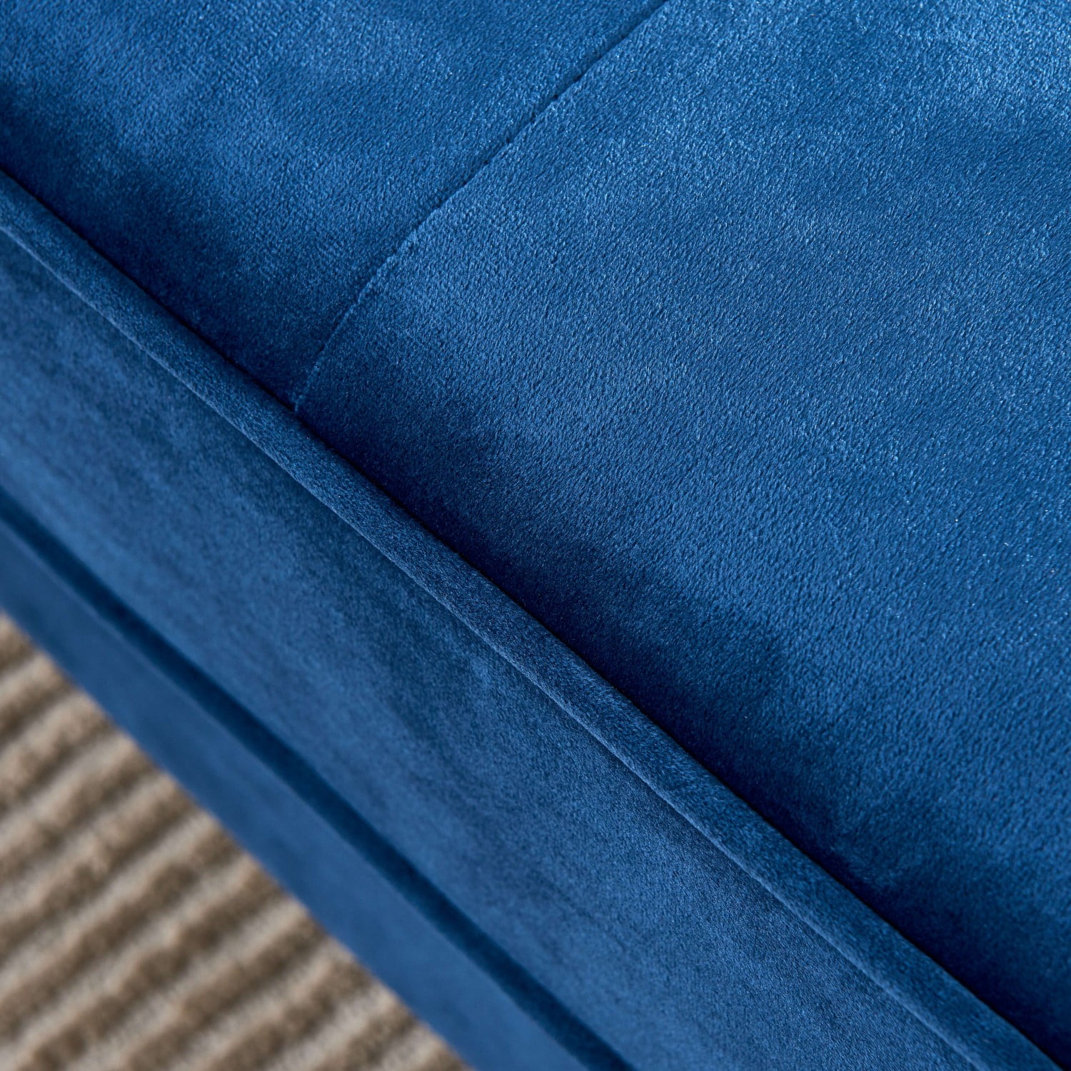 Gewnee Mid-Century Modern Chaise Velvet Lounge Couch Sofa with Pillow For Bedroom,Living Room,Department