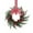H-f, variant on 1Pc Christmas Norfolk Pine Kitchen Cabinet Wreath,Elegant Christmas Wreath with Ribbon Bows Red Berry Clusters,Hanging Small Christmas Wreath for Window Door Farmhouse Christmas Party Decoration,H