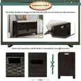 thumbnail image 4 of Storage Bench Sofa, Entryway Bench with 2 Drawers, 2 Hollow Handles, Removable Basket & Cushion, Organizer Storage Bench Shoe Bench for Hallway Entryway Living Room, Fully Assembled, Espresso, 4 of 7