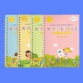 thumbnail image 1 of 4 Packs Set Anglais Copybook pour l'Alphabet Anglais Calligraphie Réutilisable avec Recharge Stylo pour les Adolescents Adulte, 1 of 8